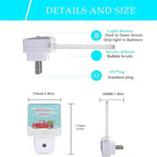 Christmas Décor Night Light,Retro Pickup and Christmas Tree Night Lights Plug into Wall with Dusk to Dawn Light Sensors 0.5W Dim Lamp for Bedroom