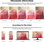 NEWCOSPLAY Super Soft King Blanket Coral Pink Love Premium Silky Flannel Fleece 3D Heart Checkered Lightweight Bed Blanket All Season Use (Coral Pink Love, King(90"x110"))