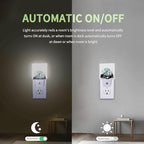 Nordic Forest Mountain Night Light, Night Light Plug into Wall with Dusk to Dawn Sensor, LED Lamp Energy Saving Lights for Men Women Boys Girls,Lamp for Bedroom Bathroom Hallway