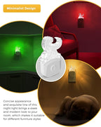 LOHAS Dinosaur Night Light for Boys, Kids Nightlight Plug in, Dusk-to-Dawn, Velociraptor LED Night Lights Plug into Wall, RGB+Soft White 3000K, 3 Lighting Modes, Ideal for Nursery Room, Bedroom Decor