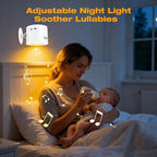 Wall Mounted Light White Noise Sound Machine for Noise Canceling- 30 Soothing Sounds, Motion Sensor & Timers, Sleep Baby Soother, Night Light, 2200mAh Rechargeable Wall Sconce Lamp for Bedroom Nursery