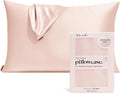 Kitsch Satin Pillowcase with Zipper for Hair & Skin - Softer Than Silk Pillow Cases, Smooth Cooling Satin Pillow Case, Wrinkle-Free, Machine Washable - Pillow Cases Standard Size (19x26) - Blush