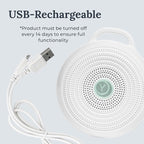 Yogasleep Rohm Portable White Noise Sound Machine, 3 Soothing Natural Sounds with Volume Control, Sleep Therapy For Adults, Kids & Baby, Noise Cancelling for Office Privacy & Meditation, Registry Gift