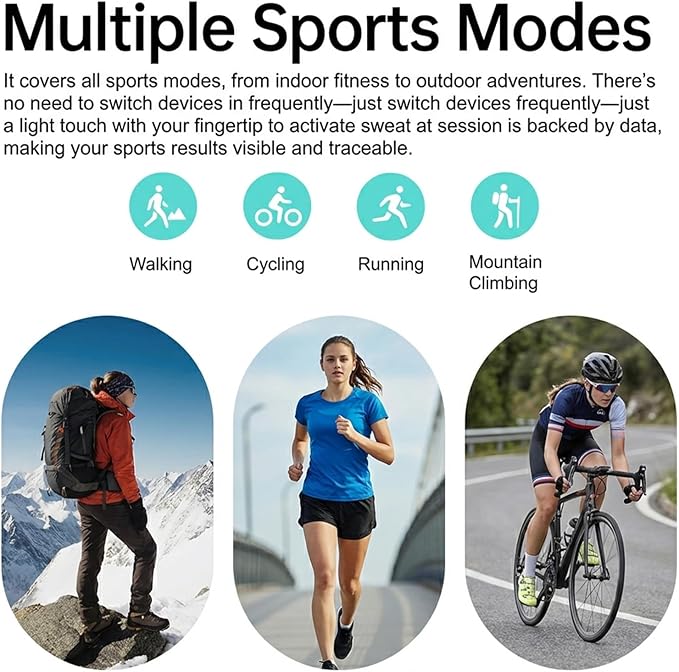 Yihou Smart Ring for Women with Enamel Health Ring Fitness Ring Fitness Tracker with Sleep Heart Rate Monitoring Distance Pedometer Calorie for Android iOS 6