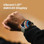 Amazfit Bip 6 Smart Watch 46mm, 14 Day Battery, 1.97" AMOLED Display, GPS & Free Maps, AI, Bluetooth Call & Text, Health, Fitness & Sleep Tracker, 140+ Workout Modes, 5 ATM Water-Resistance, Charcoal