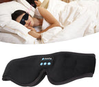 LICAEVEY Bluetooth Sleep Headphones Eye Mask Combo, Wireless Music & Light Blocking Goggles for Side Sleepers with 10H Playtime, Ideal for Insomnia & Travel