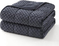 Topcee Weighted Blanket for Adults (15lbs 60"x80"), Minky Dots Heavy Blanket for 140-160lbs Sleeping, Soft, Cozy and Cooling Weighted Throw Blankets, Machine Washable, Grey