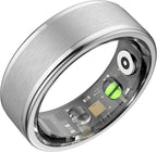Smart Ring for Women Men,Fitness Ring with 24/7 Activity Tracking,Stress,Sleep Monitoring,No APP Subscription Fees,Compatible with iOS & Android, HarmonyOS Silver, 13#