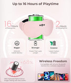 MUSICOZY Bamboo 3D Bluetooth Sleep Mask Headphones, Ultra-Soft Bamboo Fiber Wireless Sleep Headphones, Ultra-Thin Speakers, Double-Layer Detachable Eye Mask for Side Sleepers, Gifts for Men Women
