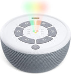 Dreamegg Portable White Noise Sound Machine, 4-7-8 Guided Visual Meditation Breathing Light, 9 Soothing Sounds, Rechargeable Sound Machine for Sleep, Anxiety Relief, Travel, Gifts, Adults