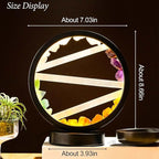 Runyangshi Crystal Table Lamp Night Light Natural Selenite & Colour Crystal Raw Stone Bedside Lamp with 3 Adjustable Light Colours Suitable for Home Decoration, Bedroom Office Desk Lighting