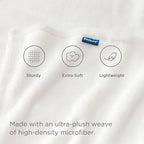 Bedsure GentleSoft Fleece Blanket California King White - Lightweight Plush Fuzzy Cozy Soft Bed Blankets, 102x96 inches
