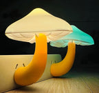 ZEZHOU Sensor LED Mushroom Night Light Plug in Wall Mushroom Light Magic 7 Color Changing, Mini Dream Bed Colourful Nightlight for Kids Adults Pet for Bedroom, Bathroom, Stairs, Cute Lamp Gift Ideas