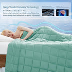 Topcee Weighted Blanket for Adults (20 lbs, 60" x 80") Queen Size Soft Cooling Heavy Blanket Sleeping, Apply to 190-210 lbs Body, Thick Breathable Blanket with Glass Bead, Easy Care