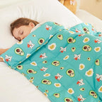HOSUKKO Weighted Blanket - 5 lbs Green Avocado Heavy Blanket - Breathable Blanket(36 * 48 inches, 5 lbs)