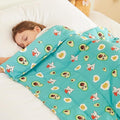 HOSUKKO Weighted Blanket - 3 lbs Green Avocado Heavy Blanket - Breathable Blanket(36 * 48 inches, 3 lbs)