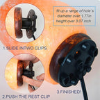 Himalayan Salt Lamp Cord Replacement with Dimmer Switch(2-Pack) and E12 Halogen Salt Lamp Bulbs(6-Pack)