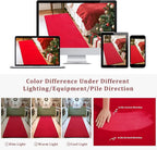 Przemy Washable Runner Rug for Bedroom Living Room, 2x6 Feet Red Memory Foam Rug, Super Soft Modern Indoor Runner Carpet for Hallway Bedside Kids Room Girls Boys Dorm Nursery Decor