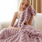 Bedsure GentleSoft Pink Twin XL Blanket for Bed - Cozy Soft Blankets for Women, Cute Small Fleece Throws for Girls, Birthday Gifts for Women Decor Gifts for Mom, 66x90 Inches