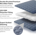 Southshore Fine Living, Inc. Oversized Full Size Quilt Bedding Set, Lightweight Bedspread Queen Size, Soft Coverlet 3-Piece Set with Two Matching Quilted Pillow Shams, Navy Blue