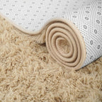 ISEAU Fluffy Rug Carpets Soft Shaggy Area Rugs Indoor Floor Mats for Kids Room Fuzzy Carpet Comfy Cute Nursery Mat Bedside Rug for Boys Girls Bedroom Living Room Home Decor, 4ft x 6ft,Camel