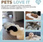 WaySoft New Zealand Sheepskin Area Rug – Genuine Fluffy Wool, Multiple Sizes, Bedroom or Living Room Decor(2ft x 3ft,Browntip)