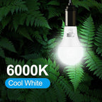 Qualilux Dusk to Dawn Light Bulbs Outdoor 850 Lumen, 60W Equivalent, Daylight Deluxe 6000K, LED 9.5W, A19, E26 Base, 4-Pack, HQ-H010