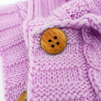 XMWEALTHY Newborn Baby Wrap Swaddle Blanket Knit Sleeping Bag Receiving Blankets Stroller Wrap for Baby Pink 0-6 Month