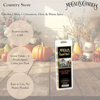 McCall’s Candles | Country Store | Scented Wax Melt | Apples, Cinnamon, Orange, Rosehips & Spices | 6-Piece Break-Apart Bar | 12–24 Hours Per Wedge | Poured in the USA | 5.5 oz