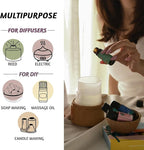 Folkulture Fresh Essential Oils Set for Diffuser | Aromatherapy Oils Set for Meditation, Relaxation, Reset & Mindful Living | 6 Scents – Lavender, Palo Santo, Ocean Salt, Sandalwood & More
