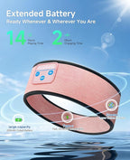 Sleep Headphones Bluetooth 5.4 Headband, Wireless Earphones Music Sleep Earbuds Sleeping Eye Mask with HD Stereo Speakers for Workouts Insomnia Yoga Air Travel Meditation, Ideal Gifts for Women Men