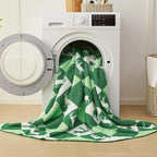 CYMULA Christmas Knit Throw Blanket - Super Soft Cozy Fuzzy Blankets for Couch, Sofa & Bed, Holiday Throw Blanket，60"x80"