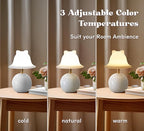 Joyzy Mushroom Table Lamp for Bedroom, Desk Bedside Small Lamp for Living Room Night Stands, Mushroom Lighting Decor Cute Modern Light, Unique Aesthetic Home Decor