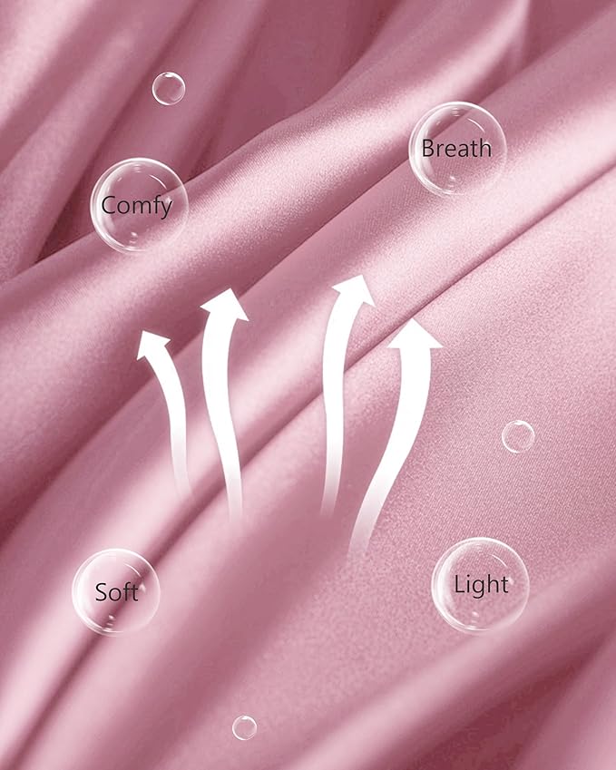 Vlazom Womens Kimono Robes Dressing Gown Satin Bathrobe Nightdress Short Style Bridal Robe