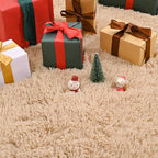 Jelymark Super Soft Shaggy Rug for Bedroom, 2x6 Feet Fluffy Carpet for Living Room, Fuzzy Indoor Plush Area Rug for Home Decor, Furry Floor Rugs for Dorm, Kids Nursery Rug for Girls, Beige