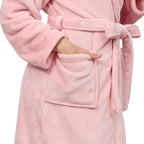 Plush Soft Robes for Women, Premium Fleece Womens Robe Cozy Warm Bathrobe