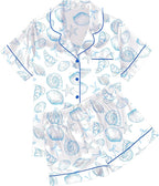 Ekouaer Womens Silk Satin Pajama Sets Soft Short Sleeve Button Down Sleepwear Top and Shorts 2 Piece Pjs Lounge Set