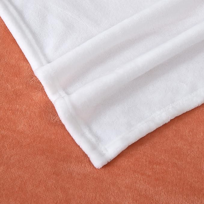 Elegant Comfort Luxury Velvety Feel Blanket, All-Season Lightweight Blanket, Ultra Plush, Soft, Cozy-Fuzzy Flannel Fleece for Couch, Sofa, Bed, Travel, Ombre Design, Twin/Twin XL, Dusty Rose