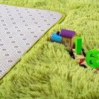 Noahas Large Fluffy Green 5x8 Area Rugs for Living Room Bedroom,Thick Shag Throw Rug,Big Soft Shaggy Bedside Non-Slip Plush Dorm Nursery Kids Carpet