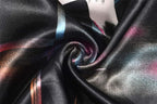 Valennia Women Long Silky Bathrobe Satin Kimono Robe Floral Printed Dressing Gown Sleepwear