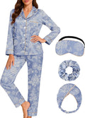 DOLOS Silk Satin Pajama Set for Women Short/Long Sleeve 2-Piece Silky Pajamas for Women Button Down Pjs Sleepwear Loungewear