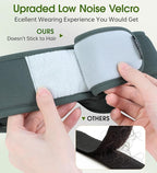 Bamboo Cotton Large Sleep Mask with Bluetooth Wireless Headphones - Blackout Eye Mask for Sleeping 3D Contoured Sleep Headband Ear Muffs Lengthen & Low Noise Hook for Better Experience (Grey)