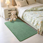 Keeko 2x4 Green Runner Rug, Indoor Bedroom Hallway Entryway Small Area Rugs Non Slip Modern Memory Foam Rugs Low Pile Laundry Room Throw Rug for Dorm Teen Kids Boys Room Decor