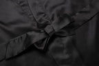 Women's Satin Kimono Robes Short Silky Bathrobe Solid Color/Floral Bridal Wedding Party