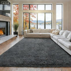 8x10 Area Rug Fluffy Shaggy - Ultra Soft Faux Fur Non-Slip Machine Washable Carpet for Bedroom, Living Room, Nursery & Dorm Cozy Home Decor