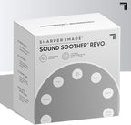 Sharper Image White Noise Sound Machine, Sleep Sounds to Support Restful Sleep, Meditation & Relaxation Naps, 6 Soothing Nature Soundscapes for Baby, Kids & Adults, Portable for Home & Travel