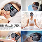 Sleep Mask with Bluetooth Headphones, Boodlab Bluetooth Eye Mask for Sleeping, Washable Sleeping Headphones, Cool Tech Gadgets Unique Gift for Valentine's Father's Mother's Day Birthday Christmas