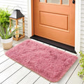 Noahas Fluffy Blush Rugs for Bedroom Girls,Door Mat Indoor Entrance,2x3 Shaggy Small Non-Slip Entryway Entry Area Rugs,Soft Plush Bedside Throw Kids Carpet Home Decor