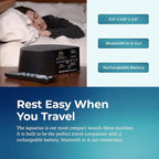 Adaptive Sound Technologies Sound + Sleep Aquarius Aquatic Noise Machine - White Noise Machine - Non-Looping Water Sounds for Sleep & Relaxation - with Timer & Headphone Jack - Black