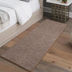 Keeko Soft 2x6 Runner Rug Brown, Bedside Rugs for Bedroom Living Room Small Area Throw Rugs Indoor Runner Carpets for Hallway Memory Foam Laundry Room Rug for Teen Kids Nursery Dorm Classroom Decor